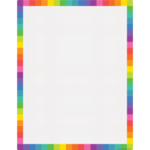 Teacher Created Resources Colorful Blank Write-On/Wipe-Off Chart 17x22 [TCR7109]