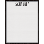 Teacher Created Resources Modern Farmhouse Schedule Write-On/Wipe-Off Chart 17x22 [TCR7111]