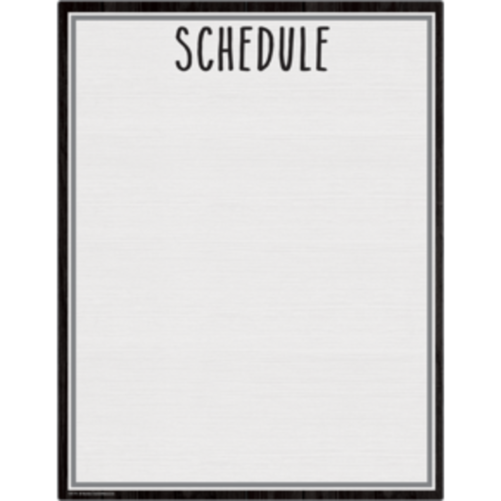 Teacher Created Resources Modern Farmhouse Schedule Write-On/Wipe-Off Chart 17x22 [TCR7111]