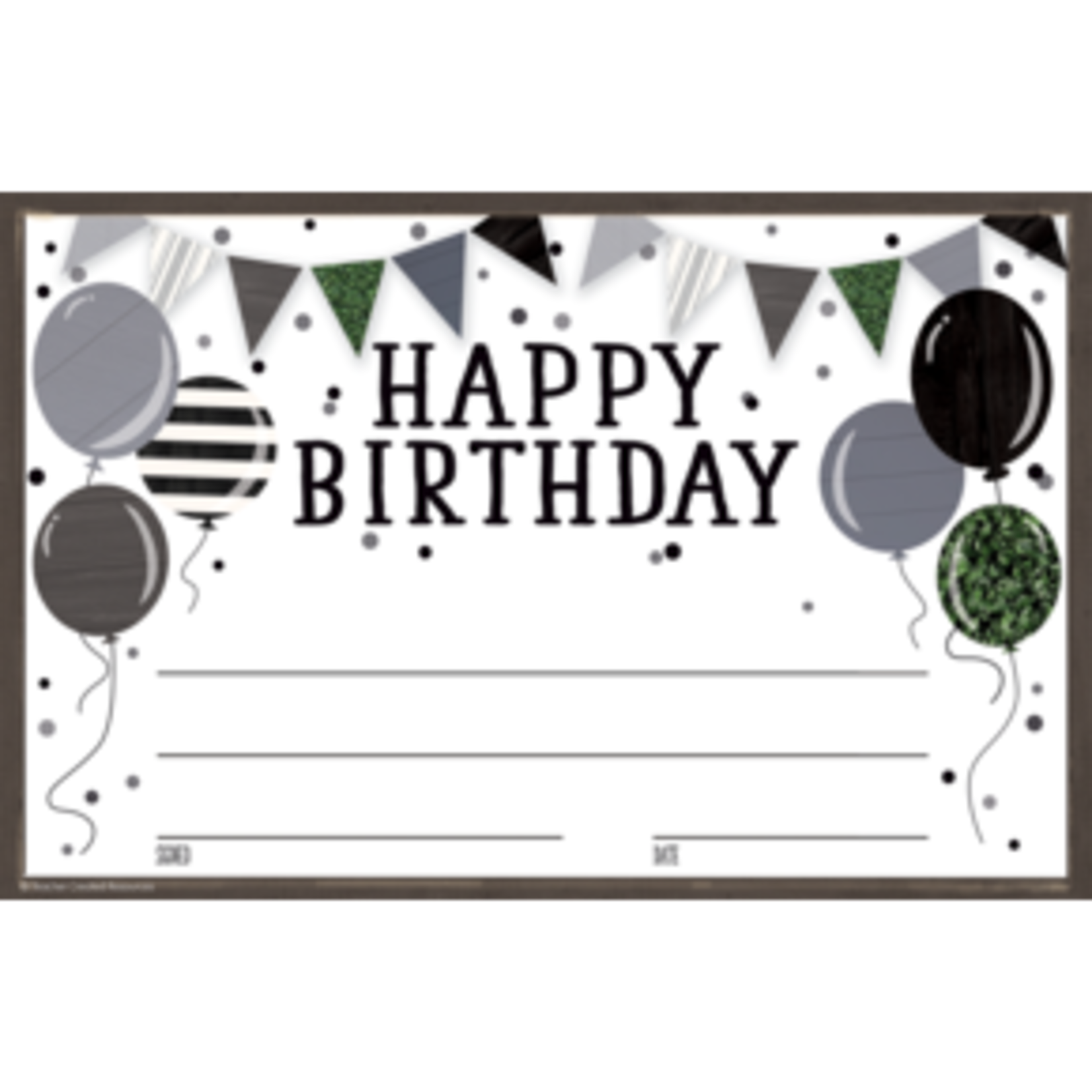Teacher Created Resources Modern Farmhouse Happy Birthday Awards [TCR8528]