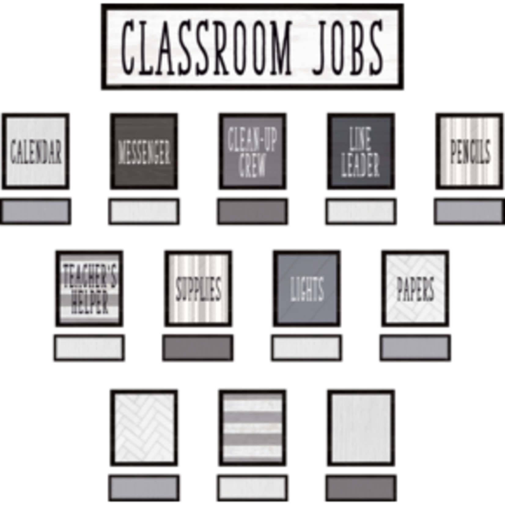 Teacher Created Resources Modern Farmhouse Classroom Jobs Mini Bulletin Board [TCR8532]