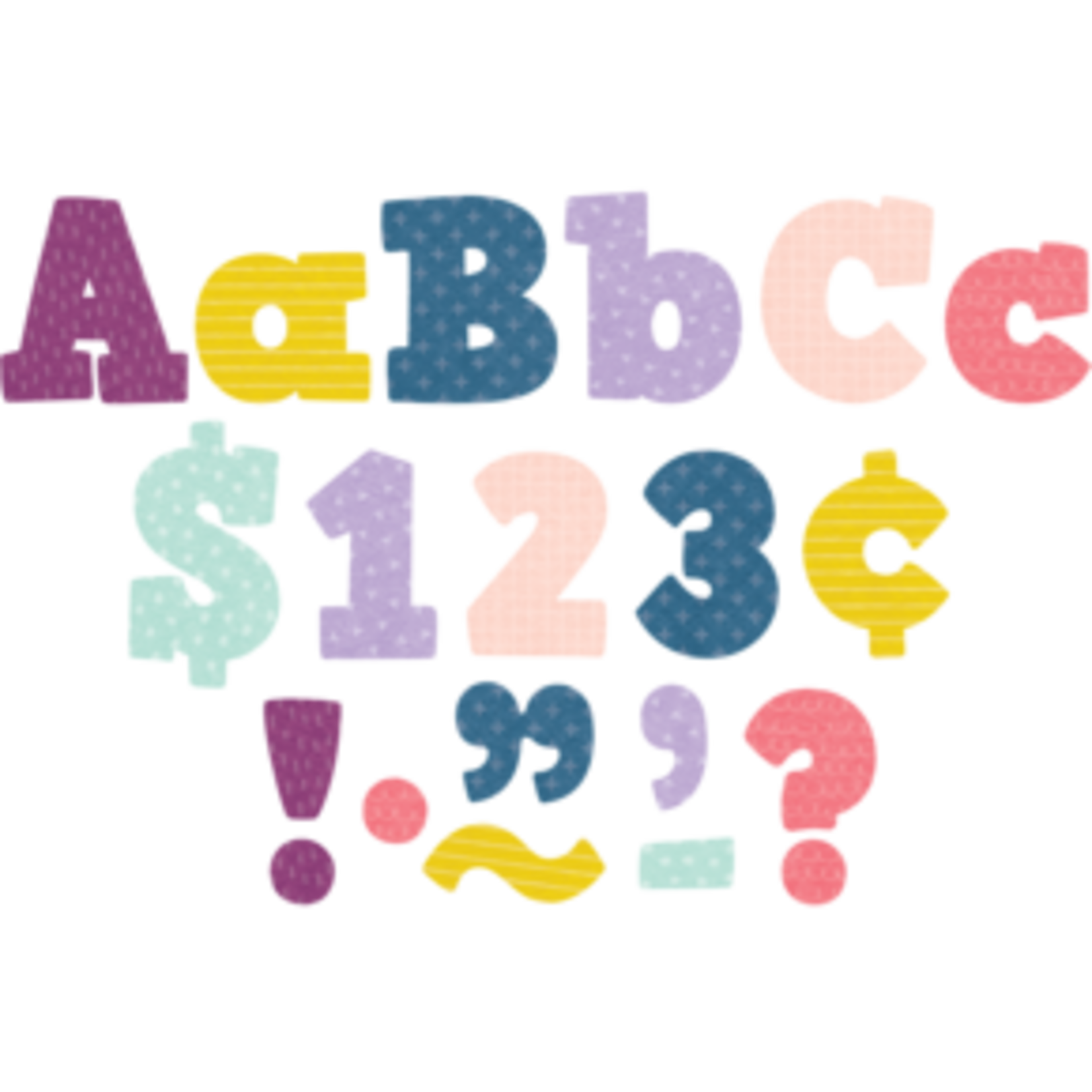 Teacher Created Resources Oh Happy Day Bold Block 4" Letters Combo Pack [TCR9037]