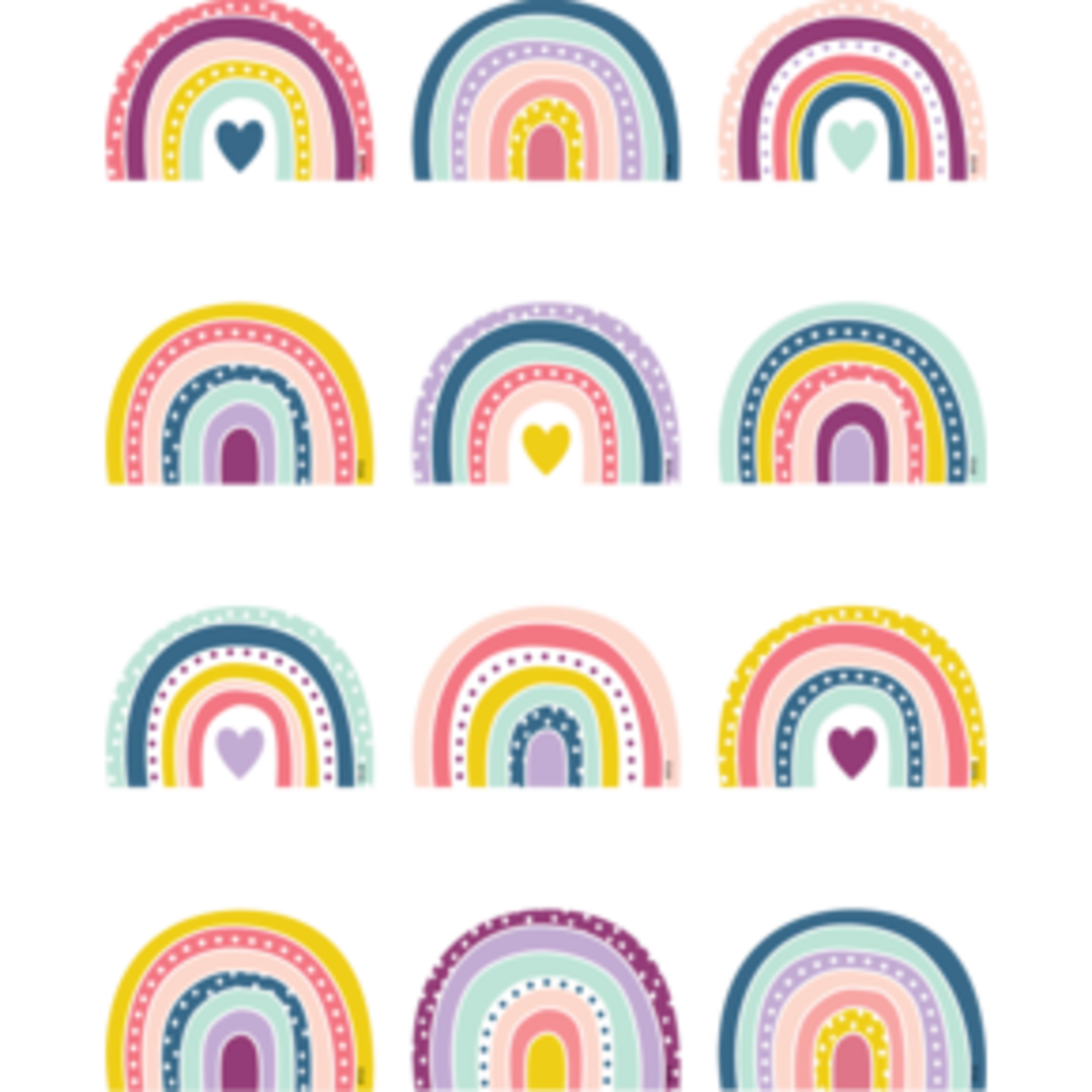 Teacher Created Resources Oh Happy Day Rainbows Mini Accents [TCR9040]