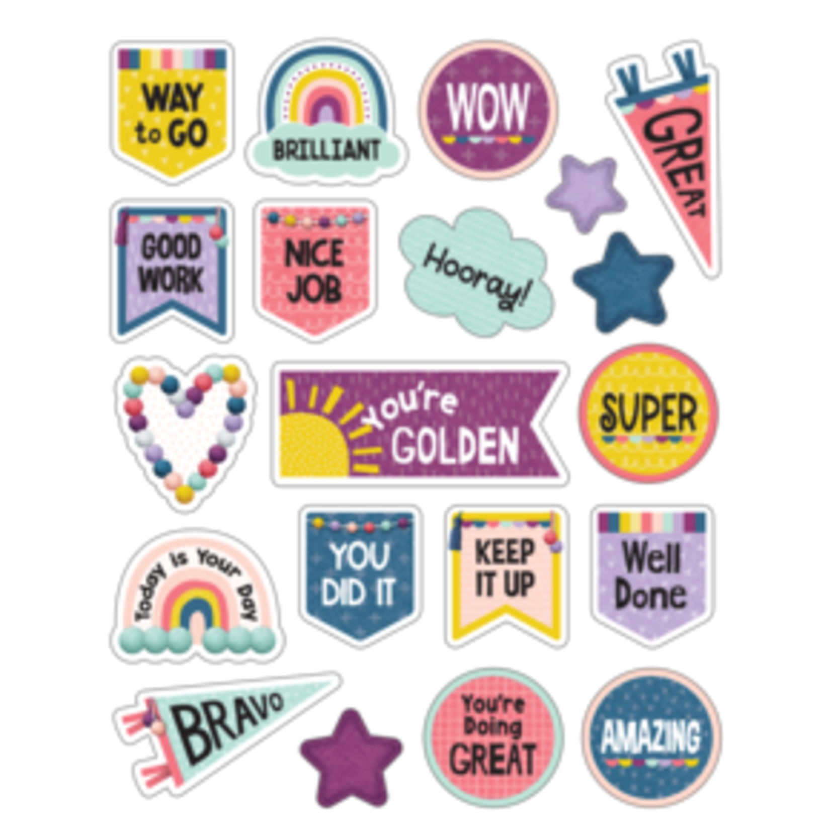 Teacher Created Resources Oh Happy Day Stickers [TCR9054]