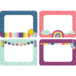 Teacher Created Resources Oh Happy Day Name Tags/Labels - Multi-Pack [TCR9057]