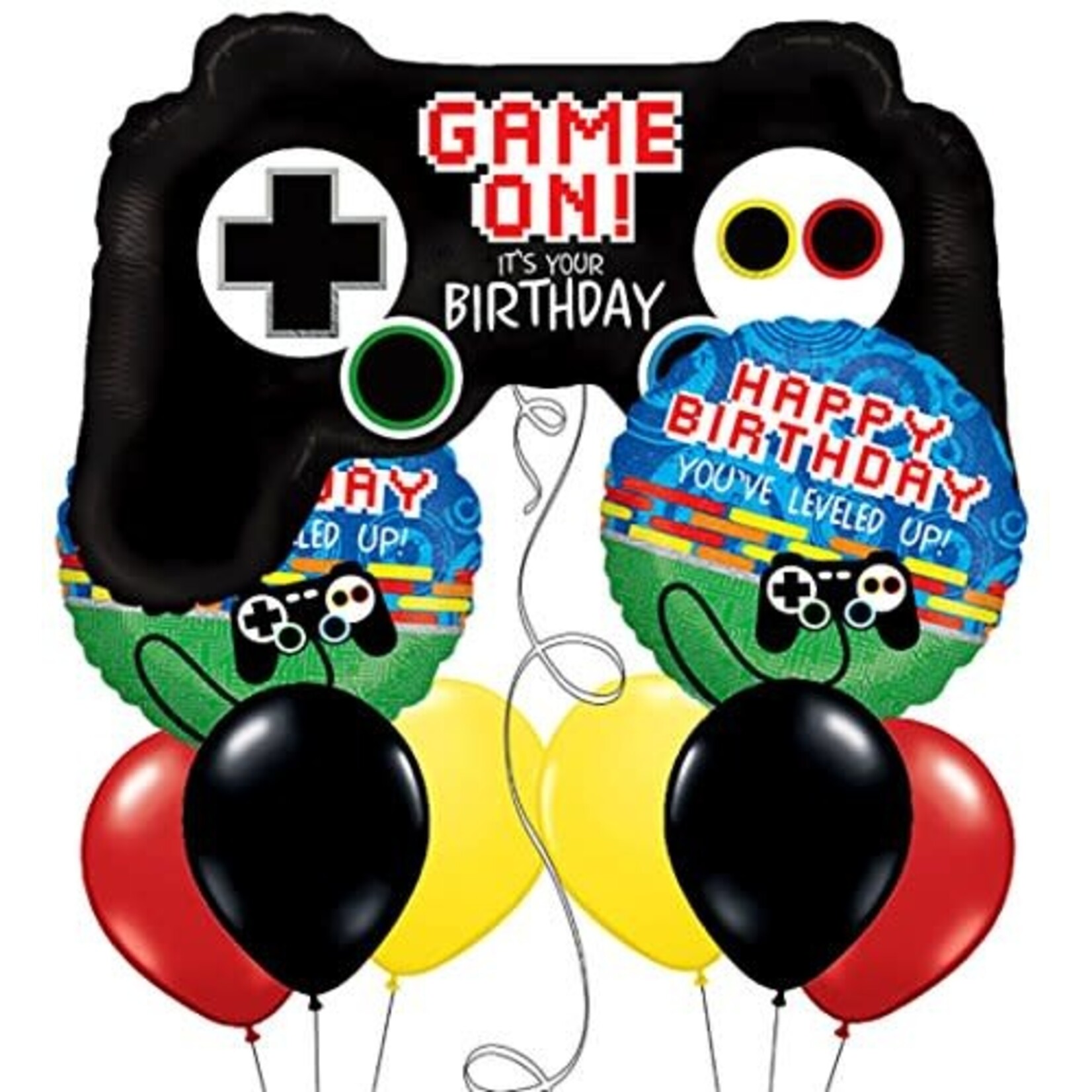 Betallic Video Game Controller Gaming Birthday Design Set of 9 [35020B09]