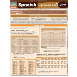 QuickStudy QuickStudy | Spanish Fundamentals 3 Laminated Study Guide