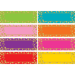 Teacher Created Resources Confetti Colorful Labels Magnetic Accents [TCR77387]