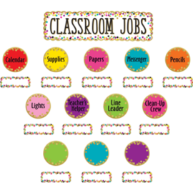 Teacher Created Resources Confetti Classroom Jobs Mini Bulletin Board