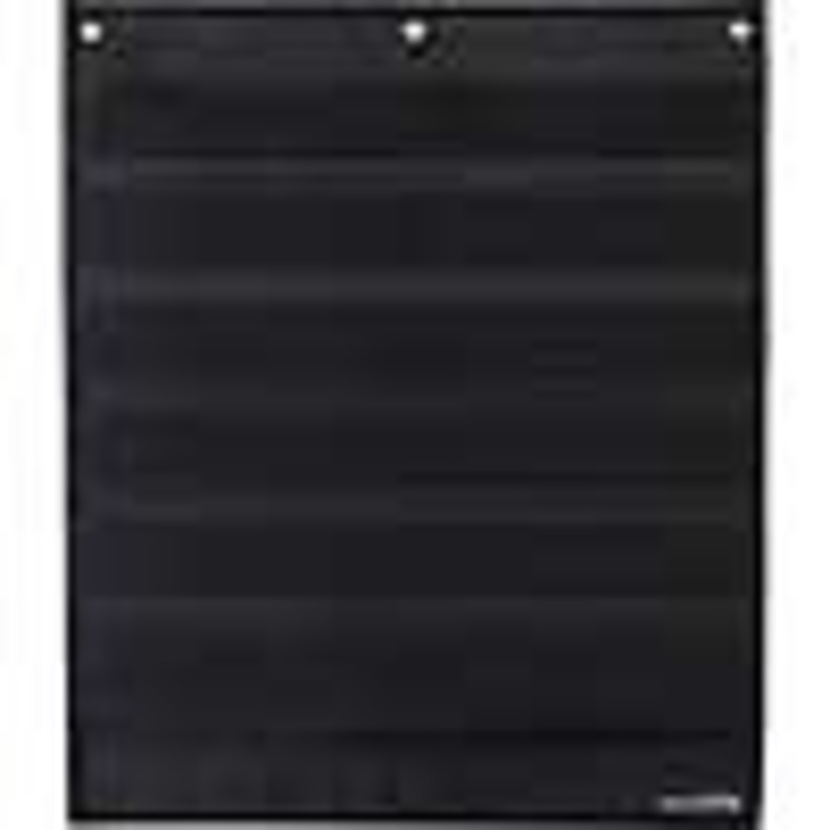 REALLY GOOD STUFF Medium Rectangle Pocket Chart Black - Black [165851BK]
