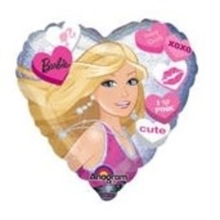 Barbie Love Balloon 18 inch foil Barbie Balloon 1 pack