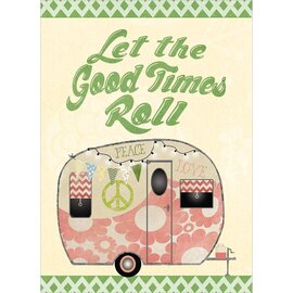 TREE-FREE GREETINGS Hippie Camper Birthday Greeting Card