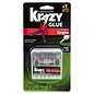 KRAZY GLUE Krazy Glue Single-Use Tubes, 0.07 oz, Dries Clear, 4/Pack