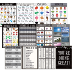 Teacher Created Resources Modern Farmhouse Early Learning Small Poster Pack [TCR7455]