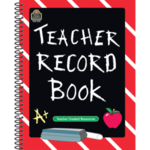 Teacher Created Resources Chalkboard Teacher Record Book [TCR2119]