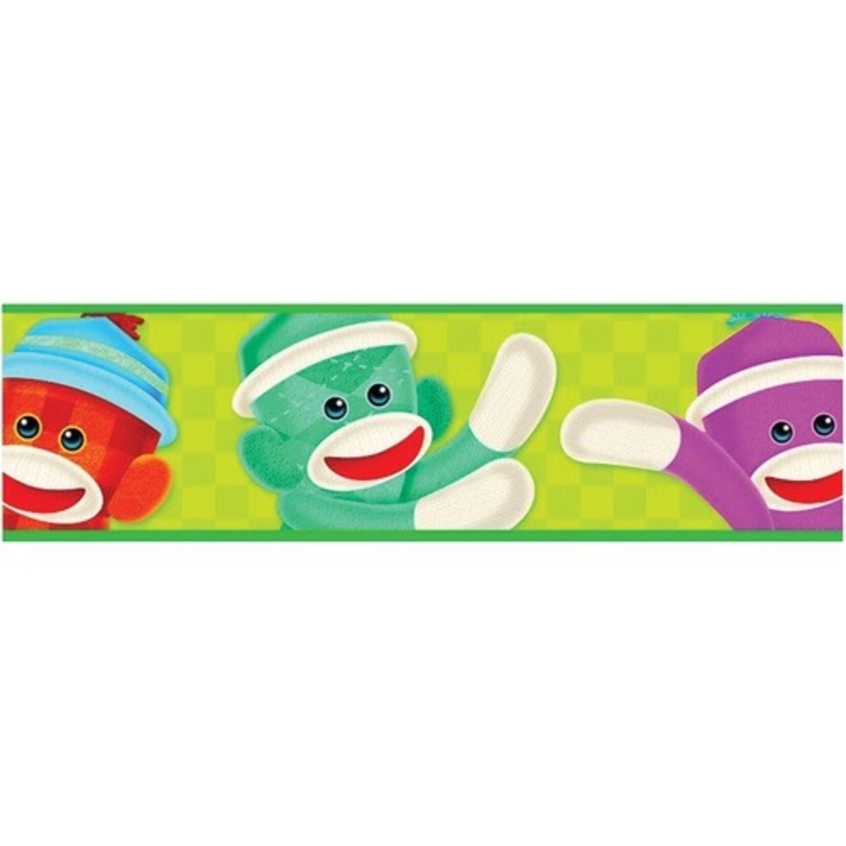 Trend Enterprises Sock Monkeys Border [T85100]