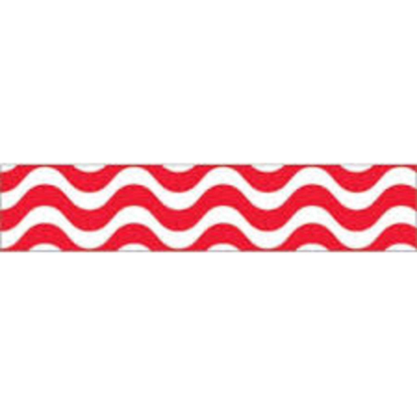 Trend Enterprises Wavy Red Sparkle Plus Bolder Border [T85415]