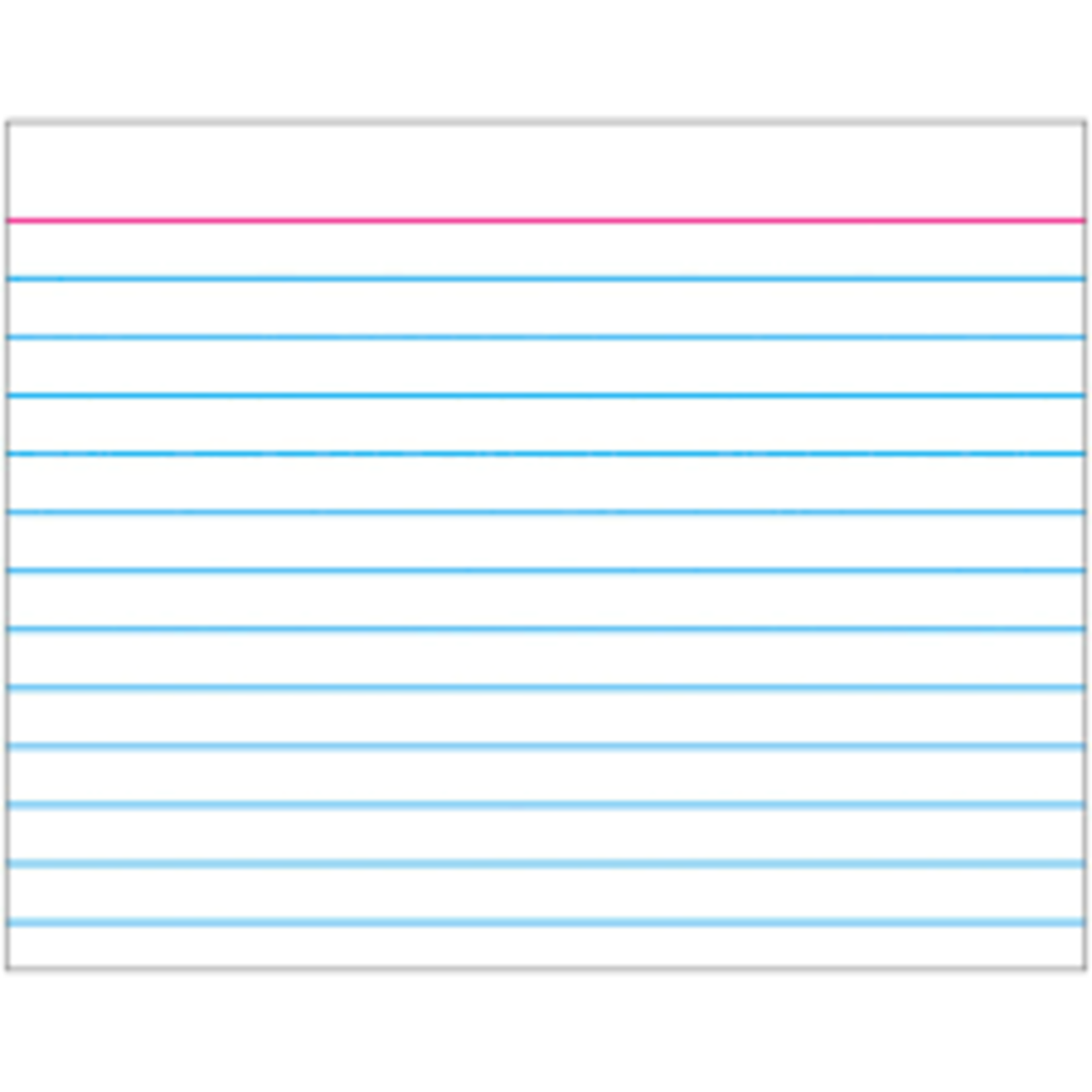Trend Enterprises Index Card (white) Wipe-Off Chart 17x22 [T1096]