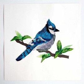 QUILLING CARDS, INC Quilled Blue Jay Greeting Card