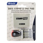 BAZIC BAZIC Date Stamp and Ink Pad (Black Ink) [6301]