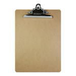BAZIC BAZIC Standard Size Hardboard Clipboard w/ Sturdy Spring Clip [1803]