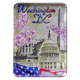 United Souvenir & Apparel Etched Foil - Washington DC Skyline