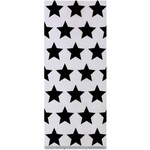 AMSCAN Goody Bags - Large Cellophane Clear with Black Stars and Twist Ties - 25 Pack [379550.1]