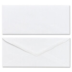 MEAD Mead Plain White Envelopes, Business - #10 4 1/8" Width x 9 1/2" Length - Gummed - 50 / Box - White [MEA75050]