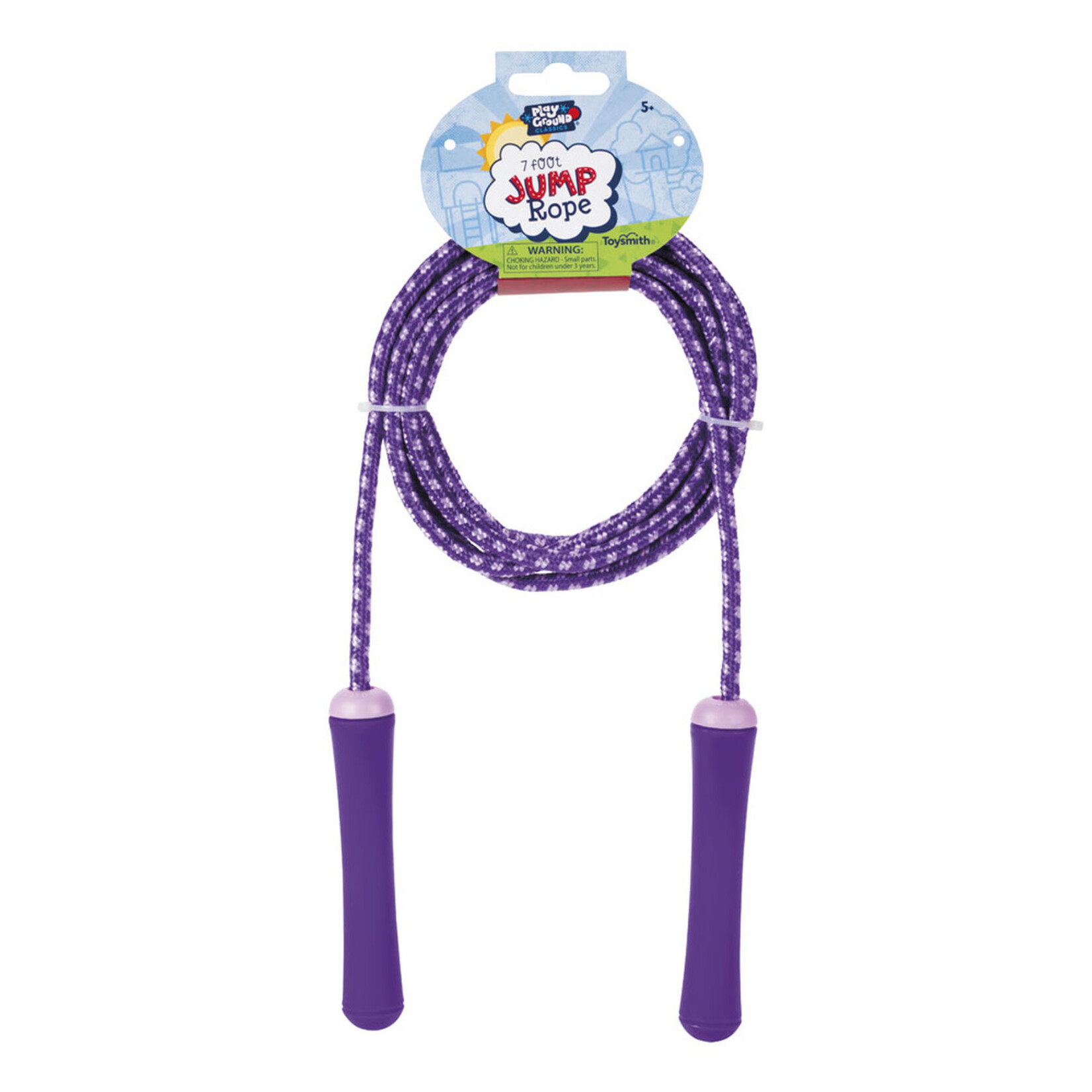 TOYSMITH Playground Classics 7' Jump Rope, Assorted Colors [9413]