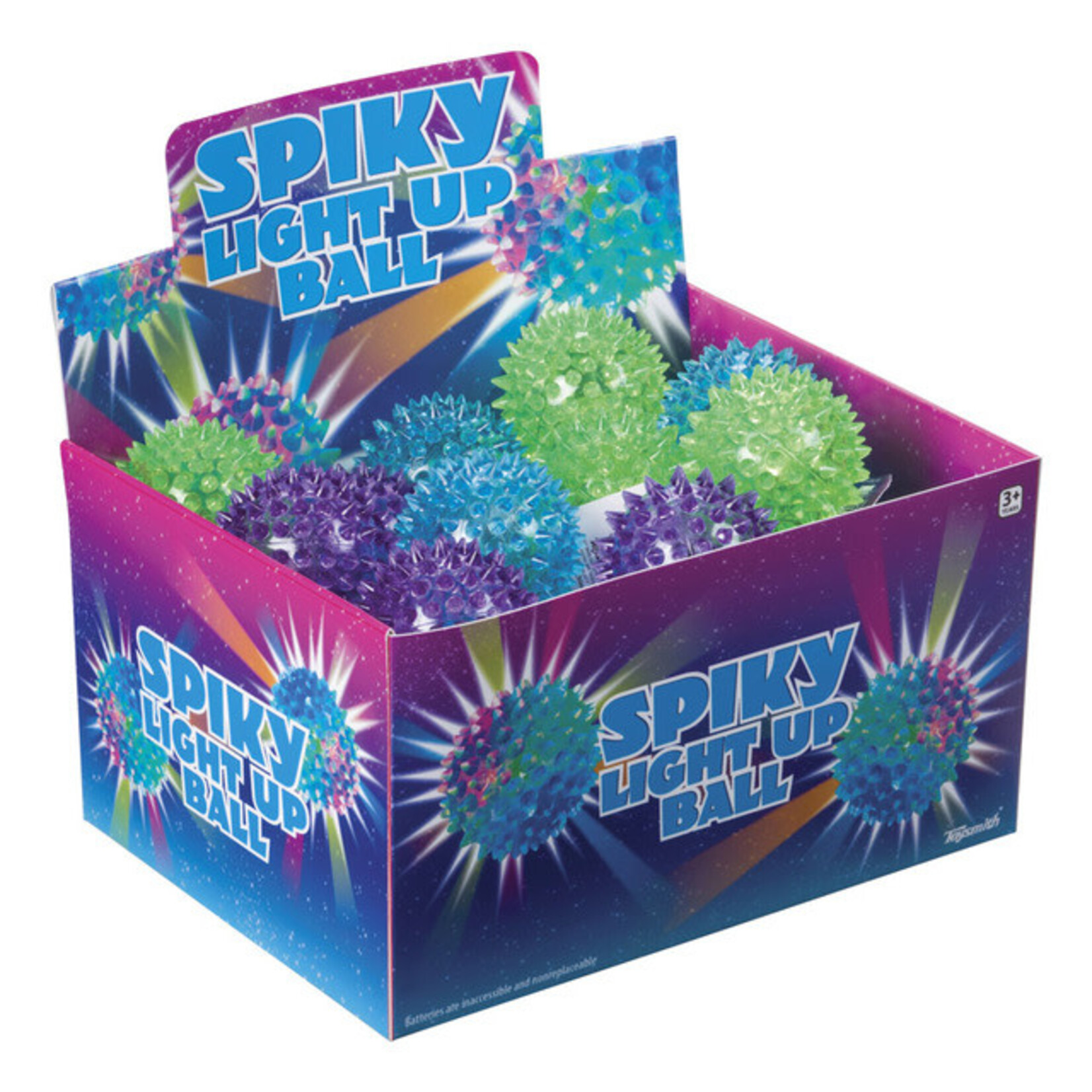 TOYSMITH Flashing Spiky Ball [56437]