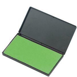 Charles Leonard Co. Charles Leonard Nontoxic Foam Ink Pads 1 Each - 2.8" Width x 4.3" Length - Foam Pad - Green Ink - Red
