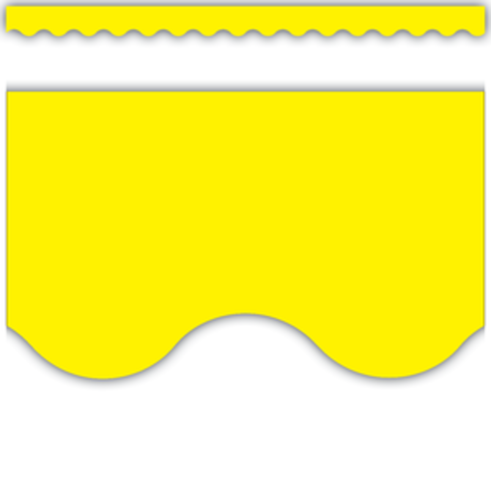 Teacher Created Resources Yellow Scalloped Border Trim [TCR4175]