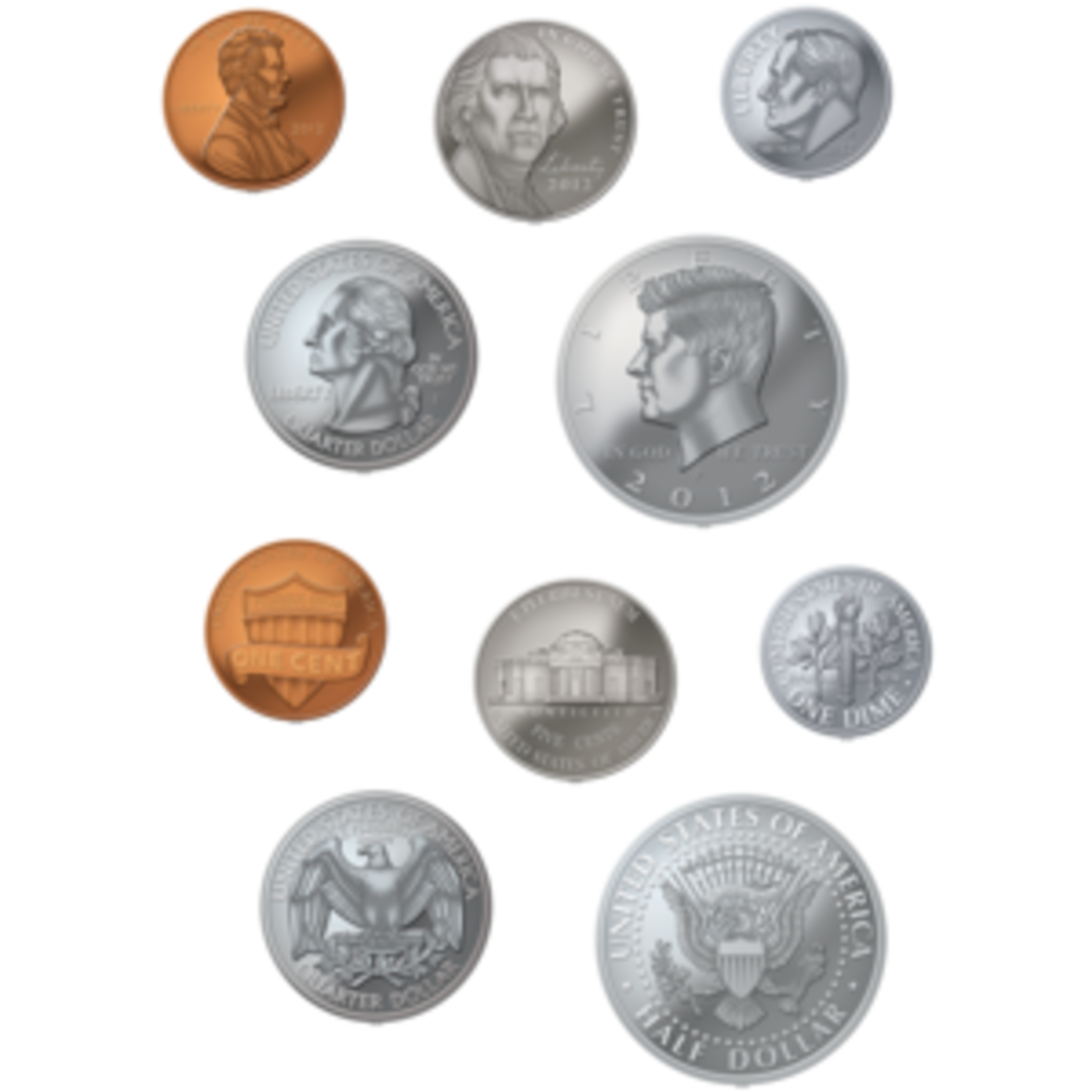 Teacher Created Resources Money Accents: Coins [TCR5337]