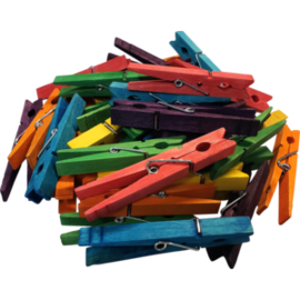 Teacher Created Resources STEM Basics: Multicolor Clothespins - 50 Count