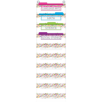 Teacher Created Resources Confetti 10 Pocket File Storage Pocket Chart [TCR20843]