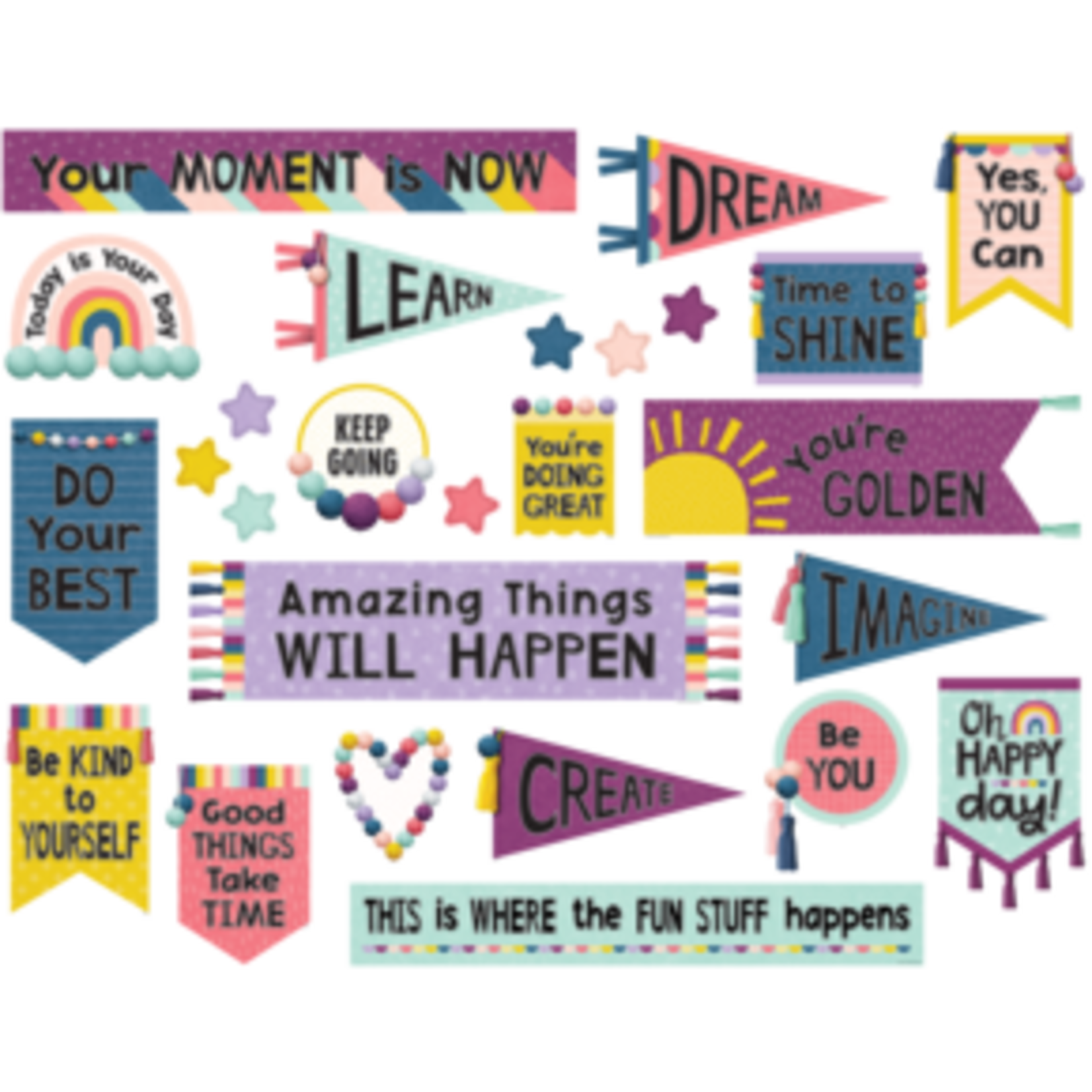 Teacher Created Resources Oh Happy Day Positive Mini Bulletin Board [TCR9023]