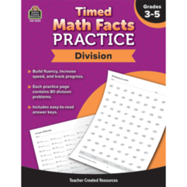 Teacher Created Resources Timed Math Facts Practice: Division