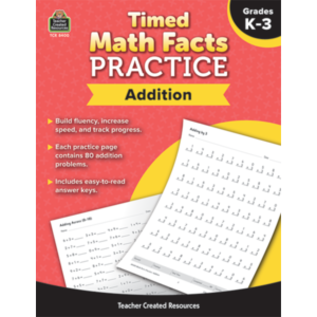 Teacher Created Resources Timed Math Facts Practice: Addition