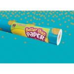 Teacher Created Resources Better Than Paper  Bulletin Board Roll - Teal Confetti [TCR77036]