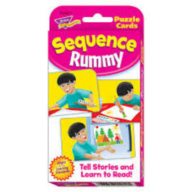 Trend Enterprises Sequence Rummy Challenge Cards