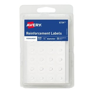 AVERY Avery Permanent Reinforcement Label Rings