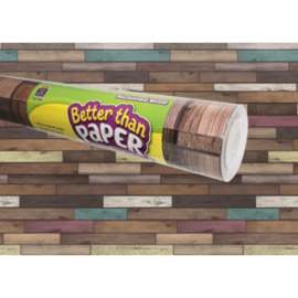 Teacher Created Resources Better Than Paper Bulletin Board Roll -  RECLAIMED WOOD