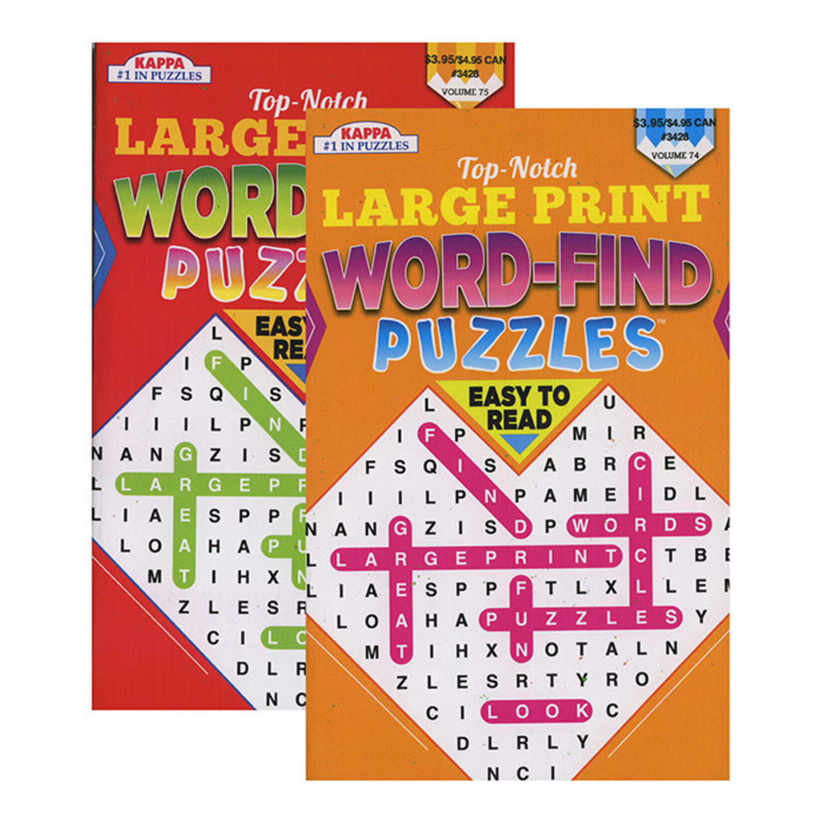 BAZIC KAPPA Top Notch Word Finds - Digest Size [34280]
