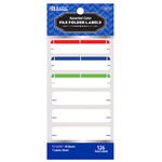 BAZIC BAZIC Assorted Color File Folder Label (126/Pack) [3811]