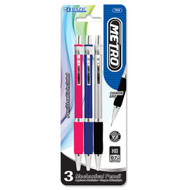 BAZIC BAZIC Metro 0.7 mm Mechanical Pencil (3/Pack)