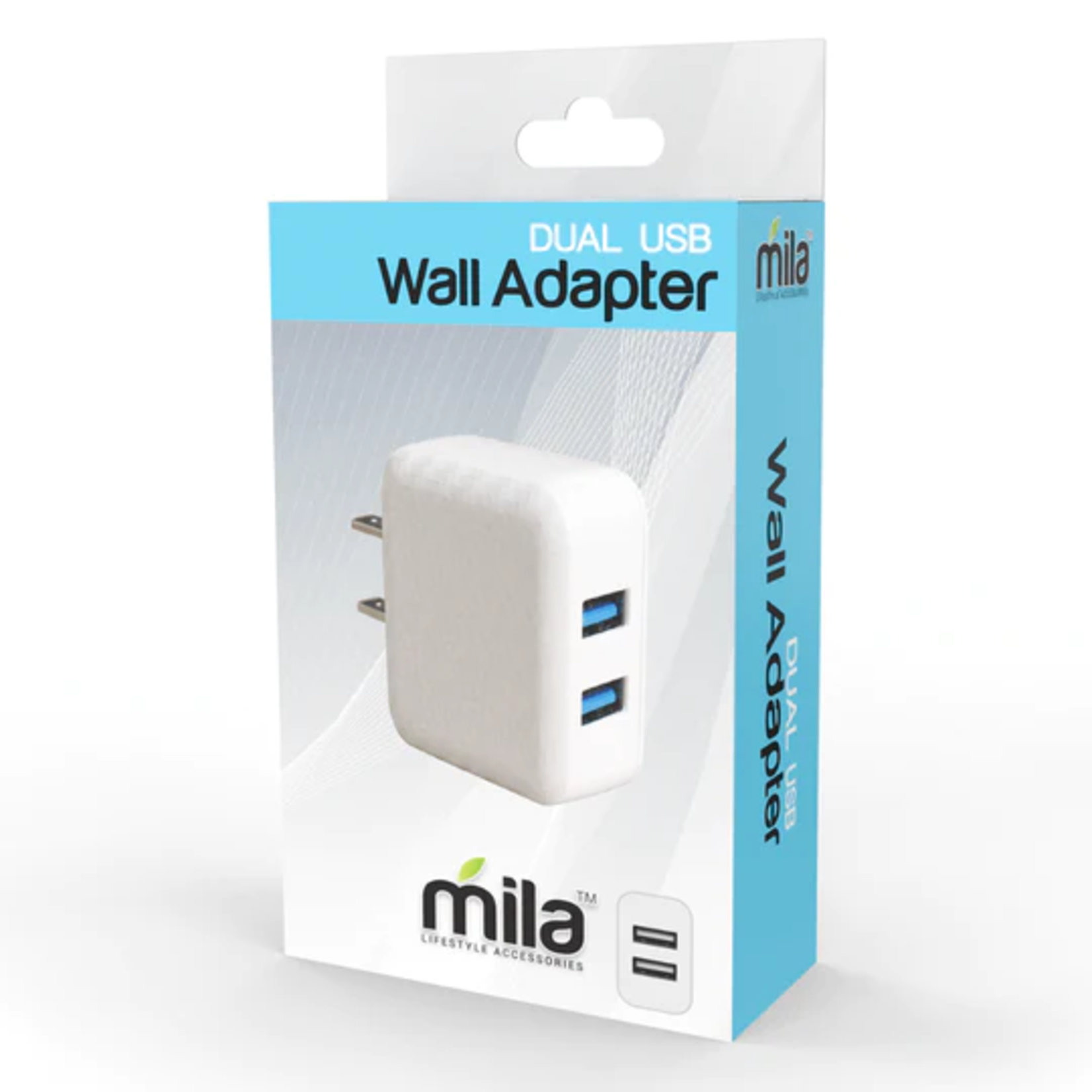 MILA USB 2-Port Wall Adapter [WA2-S]