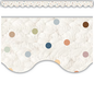 Teacher Created Resources Everyone is Welcome Dots Scalloped Border Trim