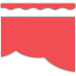 Teacher Created Resources Melon Red Fancy Scallops Border Trim [ TCR9138]