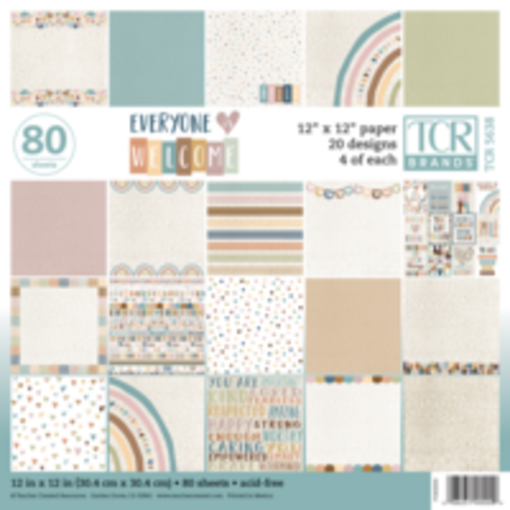 Teacher Created Resources Everyone is Welcome Project Paper [TCR5638]