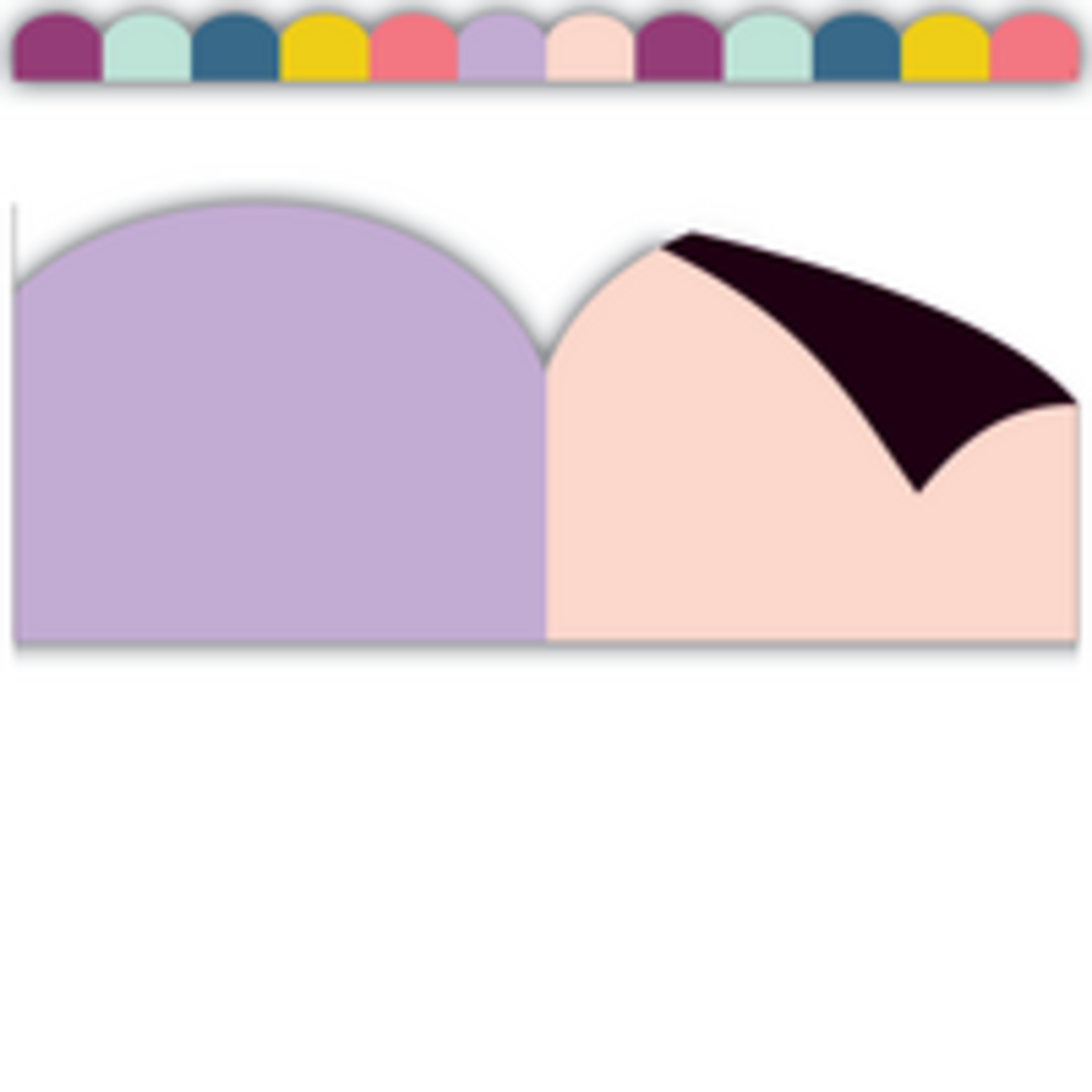 Teacher Created Resources Oh Happy Day Scalloped Magnetic Border [TCR77561]
